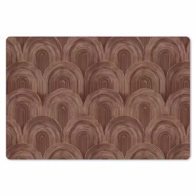 Ritmisch - Effect - Bruin Placemat vinyl groot 368 -zzsfeer1_Kitchenyeah-website
