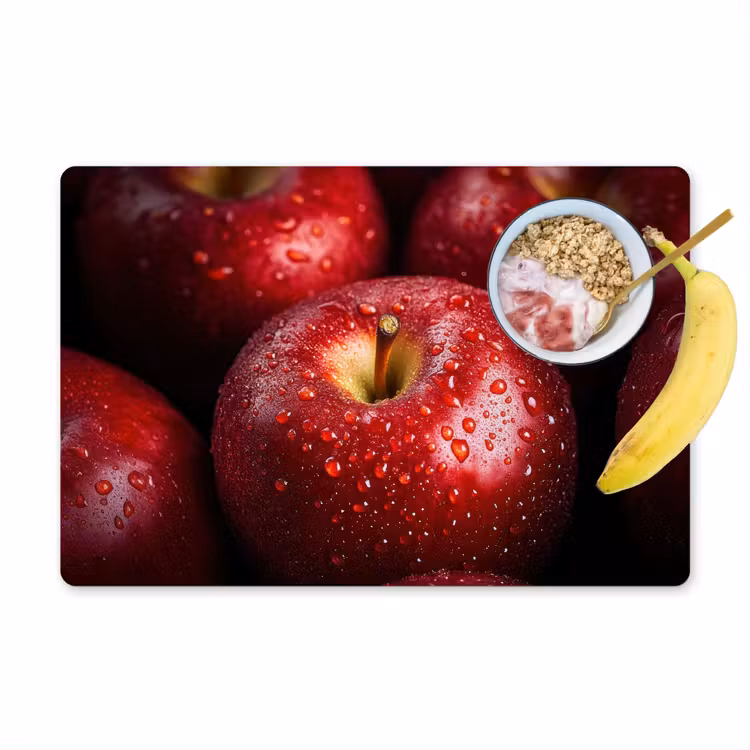 Rood - Appels - Fruit Placemat vinyl groot -zzzproduct_Kitchenyeah-website