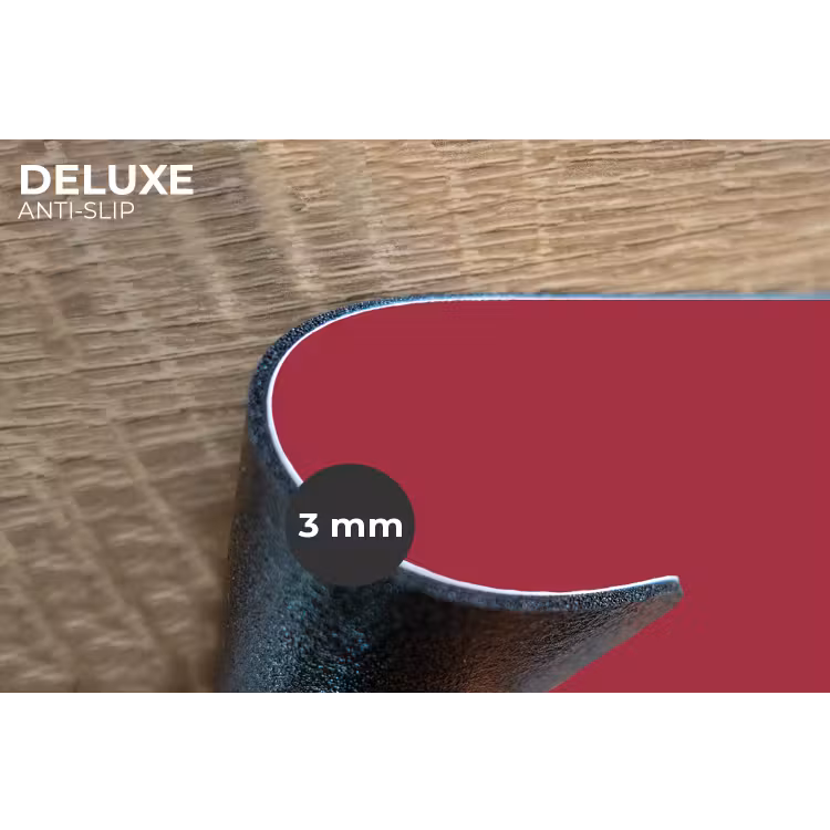 Rood - Effen kleur Placemat vinyl groot 368 -closeup