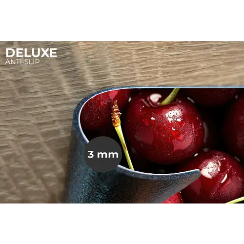 Rood - Fruit - Kersen Placemat vinyl groot -closeup
