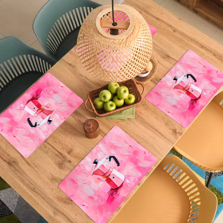Roze - Verf - Coffee Placemat vinyl groot -zzsfeer5_Kitchenyeah-website