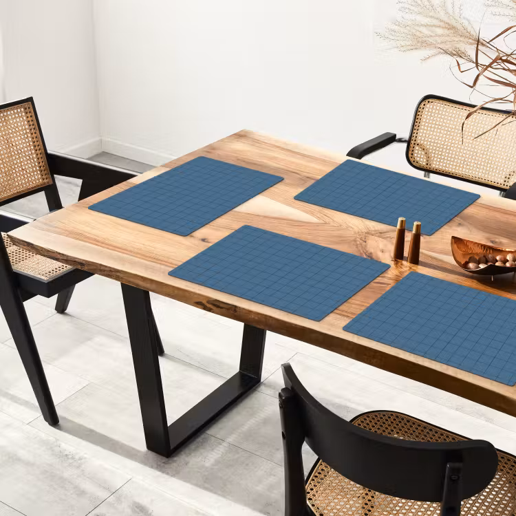 Ruiten - Geometrisch - Blauw Placemat vinyl groot 368 -zzsfeer4_Kitchenyeah-website