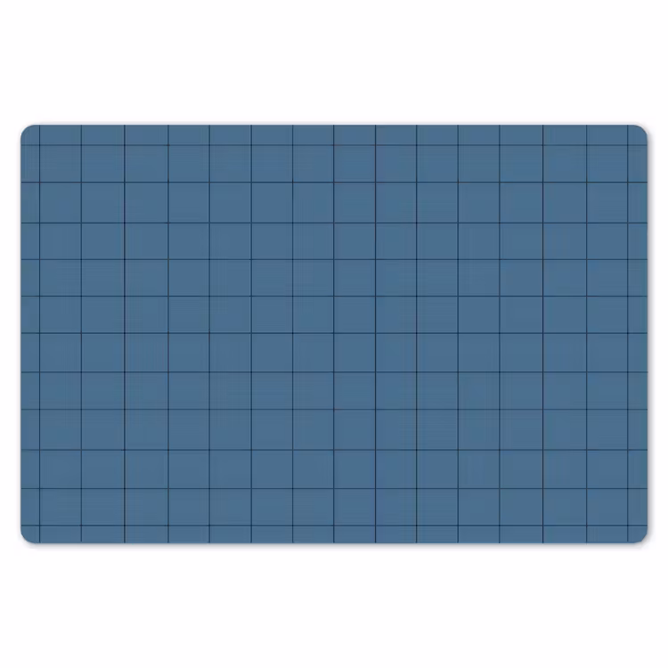 Ruiten - Geometrisch - Blauw Placemat vinyl groot 368 -zzsfeer1_Kitchenyeah-website