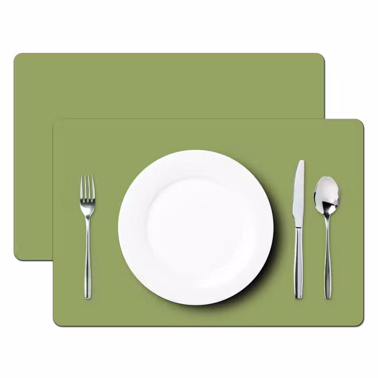 Sage - Green - Groen Placemat vinyl groot 368 -zzsfeer2_Kitchenyeah-website