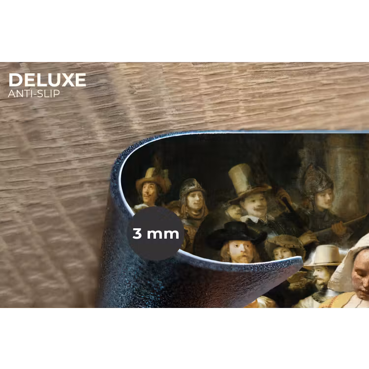Schilderij - Oude Meesters - Zwaan Placemat vinyl groot -closeup