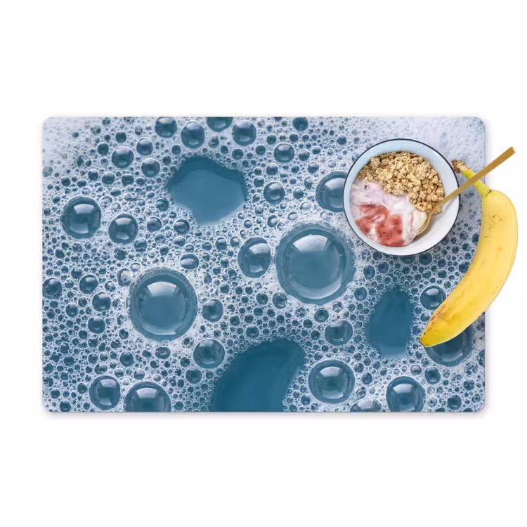 Schuim - Water - Textuur Placemat vinyl groot -zzzproduct_Kitchenyeah-website