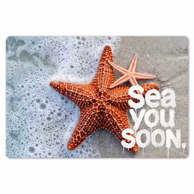 Sea you soon - Zeester - Zee Placemat vinyl groot -zzsfeer1_Kitchenyeah-website