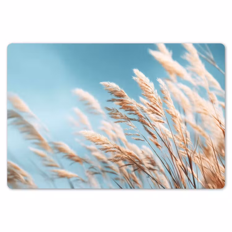 Siergras - Wind - Lichtbruin Placemat vinyl groot -zzsfeer1_Kitchenyeah-website