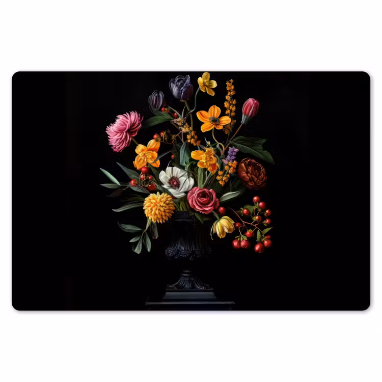 Sierlijk - Boeket - Bladeren Placemat vinyl groot -zzsfeer1_Kitchenyeah-website
