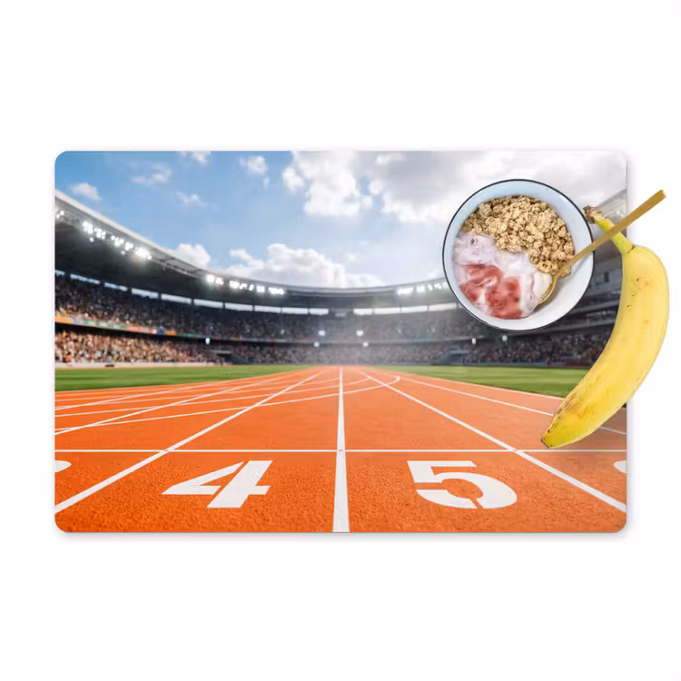 Sintelbaan - Stadion - Sport -Oranje Placemat vinyl groot -zzzproduct_Kitchenyeah-website