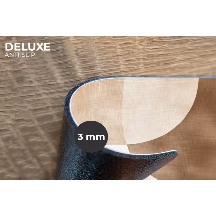 Snijdende cirkels - Overlappende vlakken Placemat vinyl groot -closeup