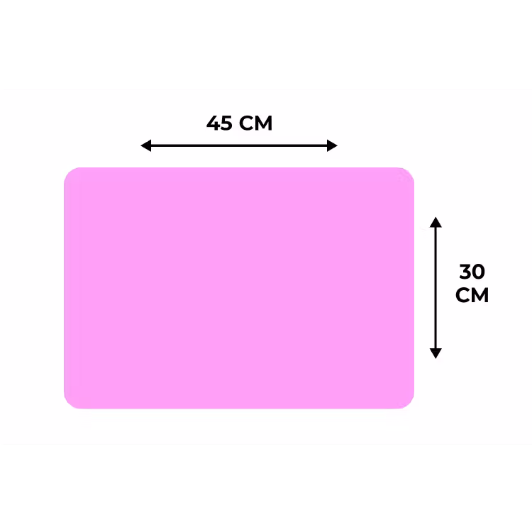 Soft - Lavender - Roze Placemat vinyl groot 368 -specs