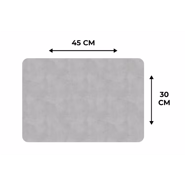 Steen - Patronen - Beton Placemat vinyl groot 368 -specs