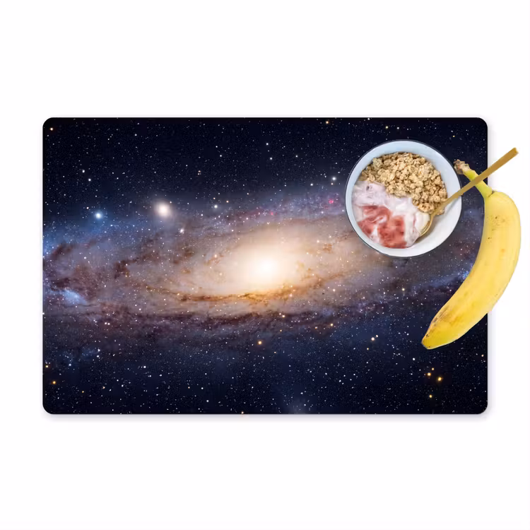 Placemat - 6 stuks - Sterrenstelsel - Ruimte - Kosmos - Sterrenstelsel - Ruimte - Kosmos Placemat vinyl groot