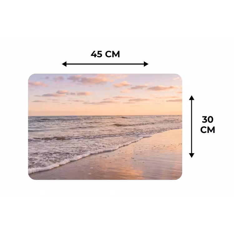 Strand - Branding - Wolken Placemat vinyl groot -specs