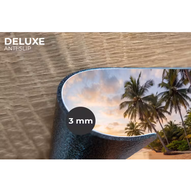 Strand - Zonsondergang - Tropisch - Natuur - Goud Placemat vinyl groot -closeup