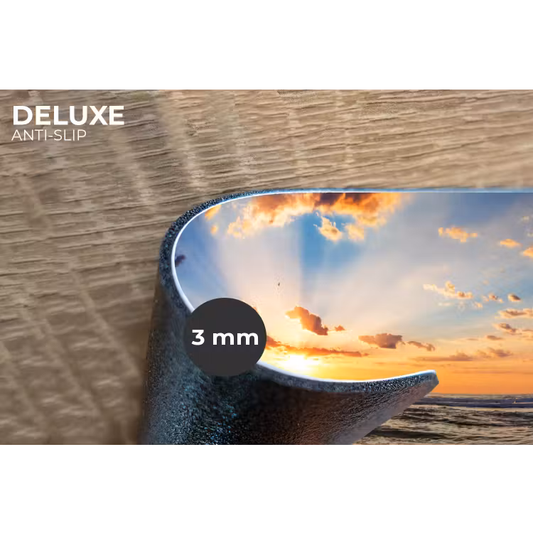 Strand - Zonsondergang - Zee - Wolken - Horizon Placemat vinyl groot -closeup