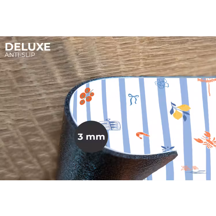 Zee - Sfeer - Strand - Blauw Placemat vinyl groot 368 -closeup