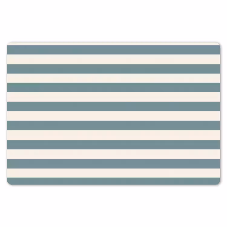 Strepen - Modern - Blauw Placemat vinyl groot 368 -zzsfeer1_Kitchenyeah-website