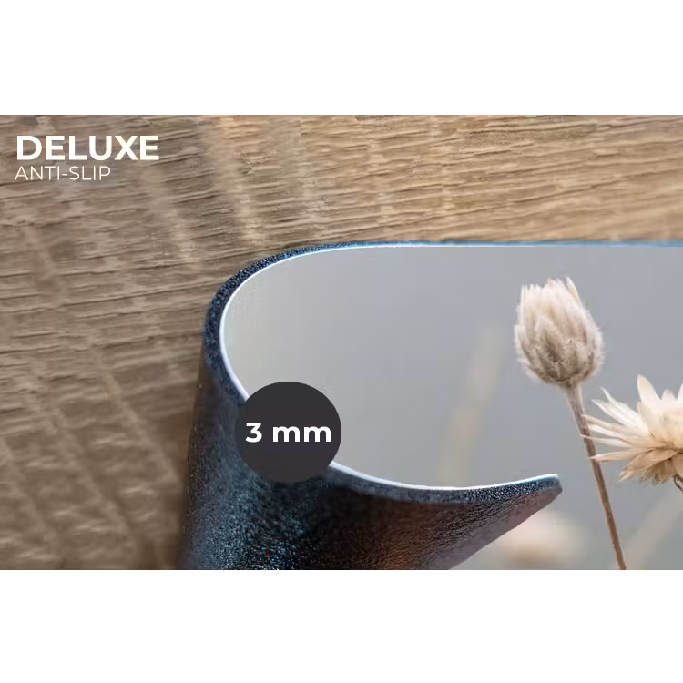 Strobloemen - Wit - Daglicht Placemat vinyl groot -closeup