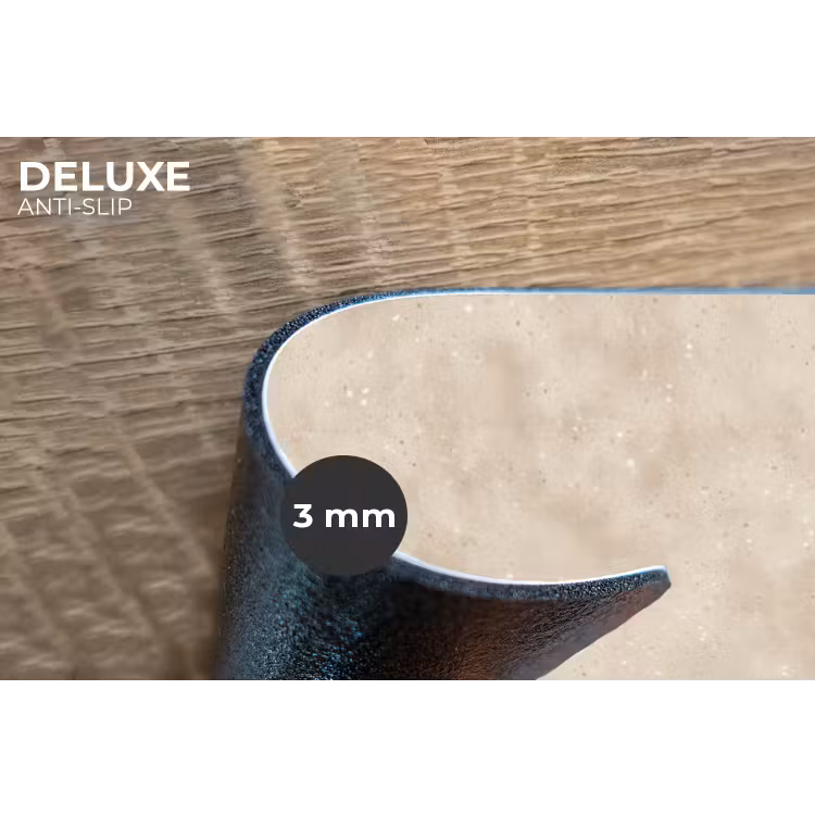 Structuur - Spikkels - Beige Placemat vinyl groot 368 -closeup