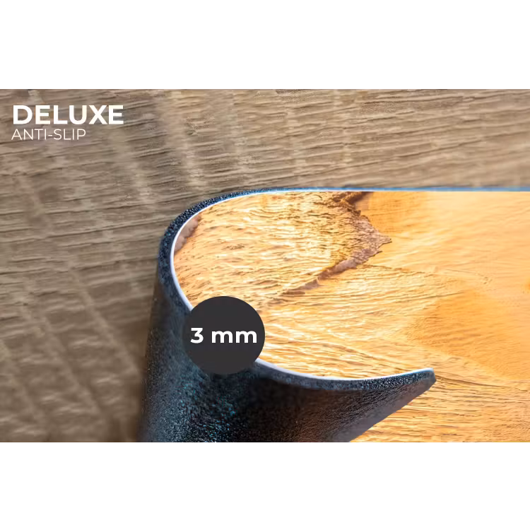 Surfer - Strand - Zonsondergang - Oceaan - Goud Placemat vinyl groot -closeup