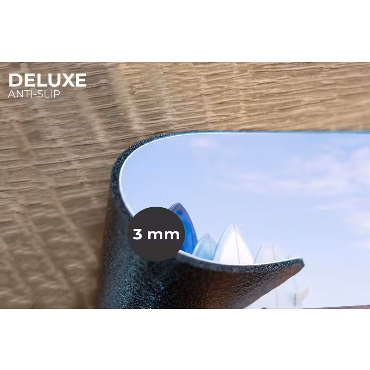 Surfplank - Strand - Zomer - Blauw - Water Placemat vinyl groot -closeup