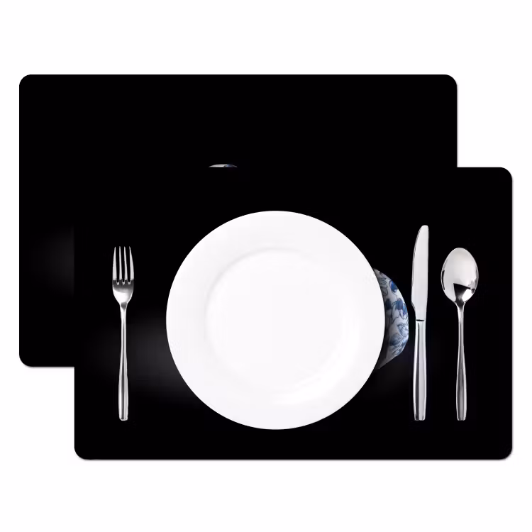 Sushi - Delfts blauw - Rijst - Vis - Elegant Placemat vinyl groot -zzsfeer2_Kitchenyeah-website