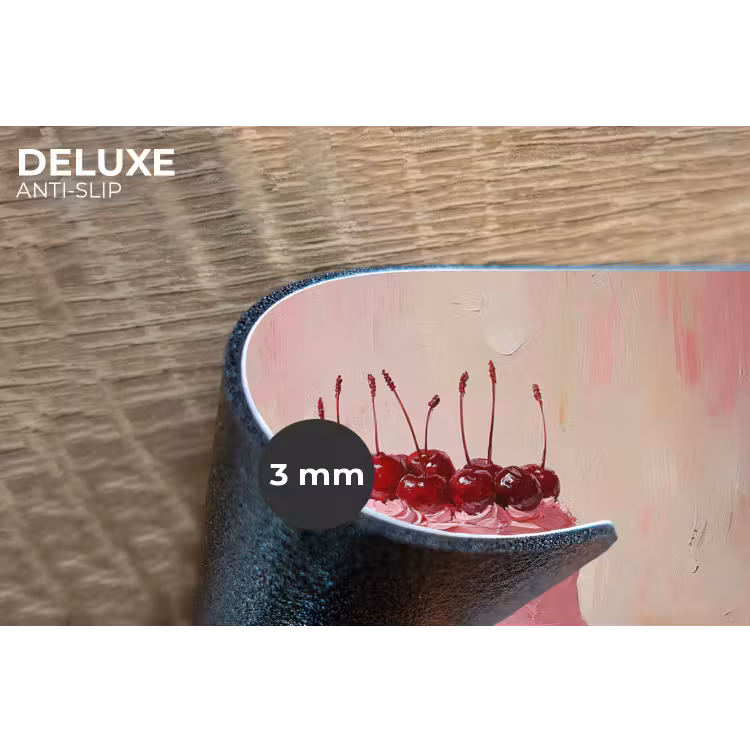 Taart - Pink - Cherry Placemat vinyl groot -closeup