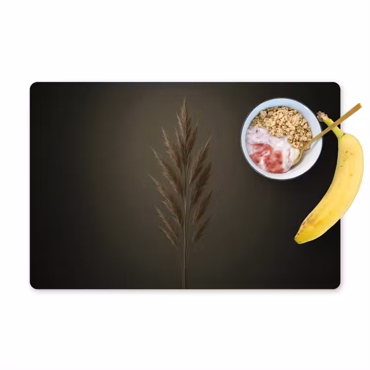 Tak - Pluimgras - Donkerbruin Placemat vinyl groot -zzzproduct_Kitchenyeah-website