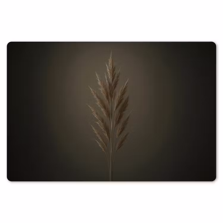 Tak - Pluimgras - Donkerbruin Placemat vinyl groot -zzsfeer1_Kitchenyeah-website