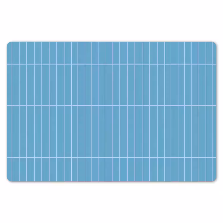 Tegel - Langwerpig - Patroon - Blauw Placemat vinyl groot 368 -zzsfeer1_Kitchenyeah-website