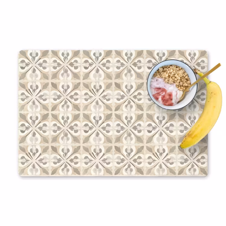 Tegel - Motief - Beige Placemat vinyl groot 368 -zzzproduct_Kitchenyeah-website
