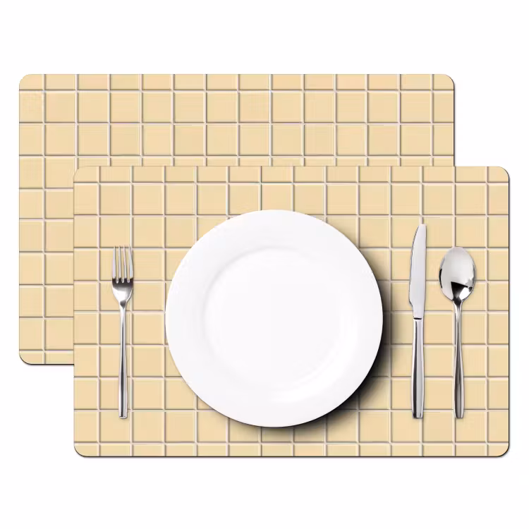 Tegels - Patroon - Crème Placemat vinyl groot 368 -zzsfeer2_Kitchenyeah-website