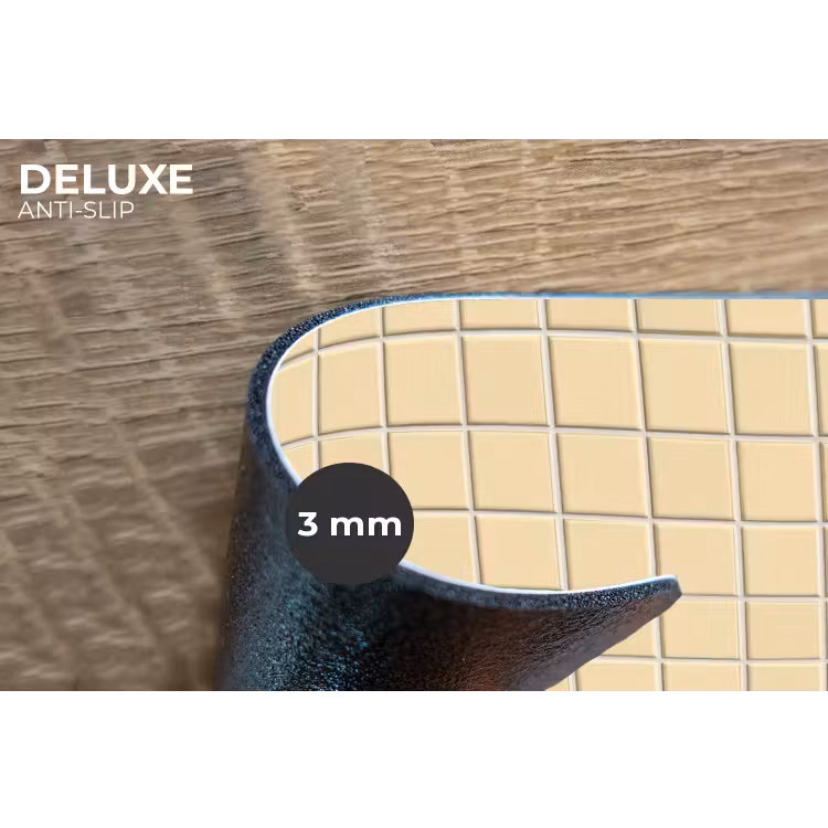 Tegels - Patroon - Crème Placemat vinyl groot 368 -closeup