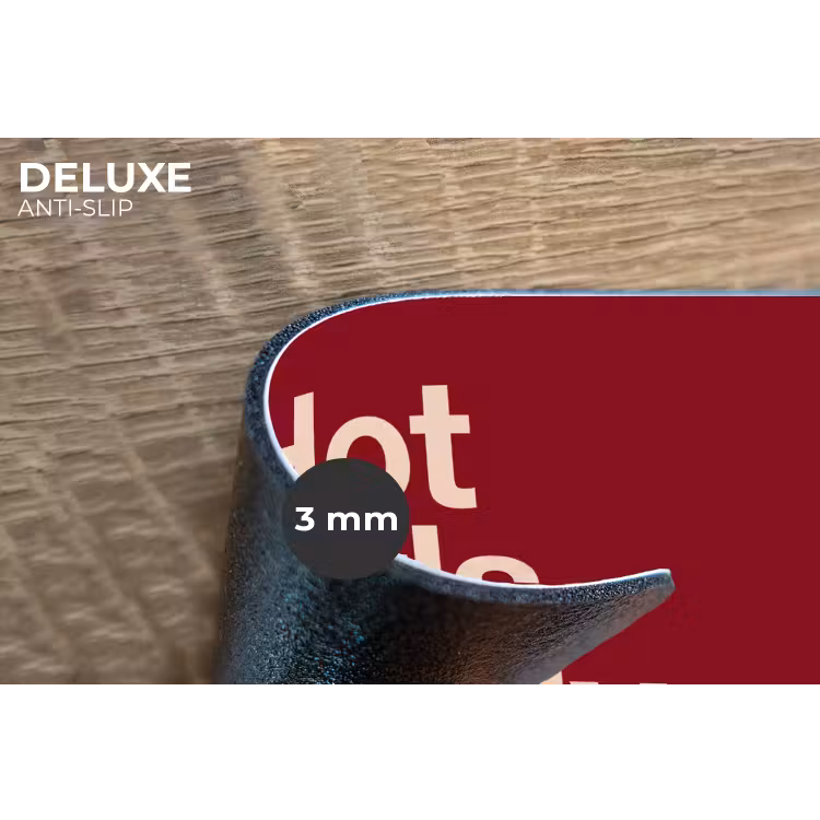 Tekst - Studie - Motivatie - Modern - Rood Placemat vinyl groot -closeup