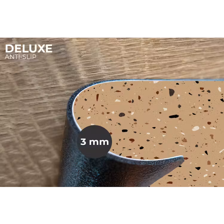 Terrazzo - Patroon - Beige Placemat vinyl groot 368 -closeup