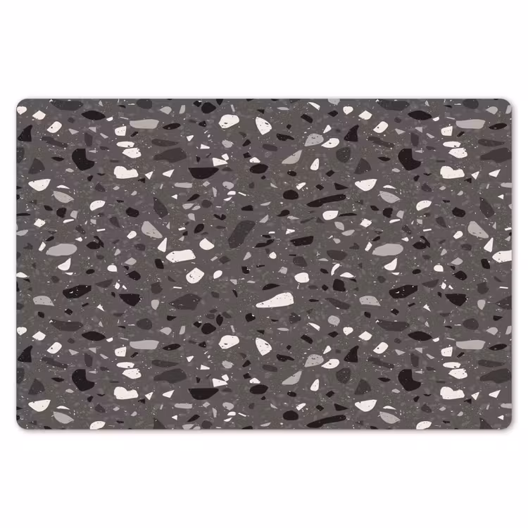 Terrazzo - Patroon - Grijs Placemat vinyl groot 368 -zzsfeer1_Kitchenyeah-website
