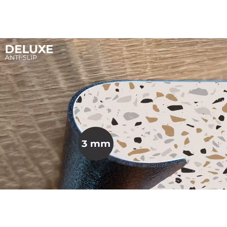Terrazzo -  Patroon - Staal Placemat vinyl groot 368 -closeup