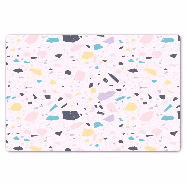 Terrazzo -  Patroon - Zacht - Snoep Placemat vinyl groot 368 -zzsfeer1_Kitchenyeah-website