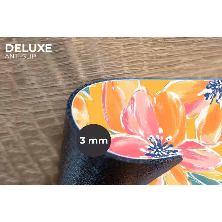 Textuur - Bloemen - Kleurrijk Placemat vinyl groot 368 -closeup
