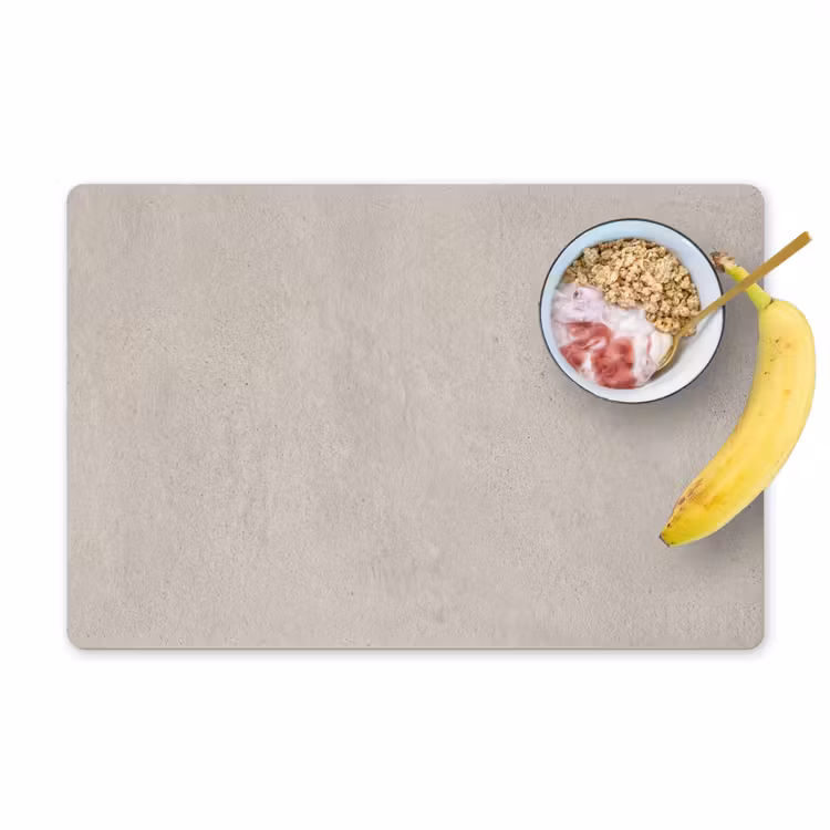 Textuur - Effen - Abstract - Beige Placemat vinyl groot -zzzproduct_Kitchenyeah-website