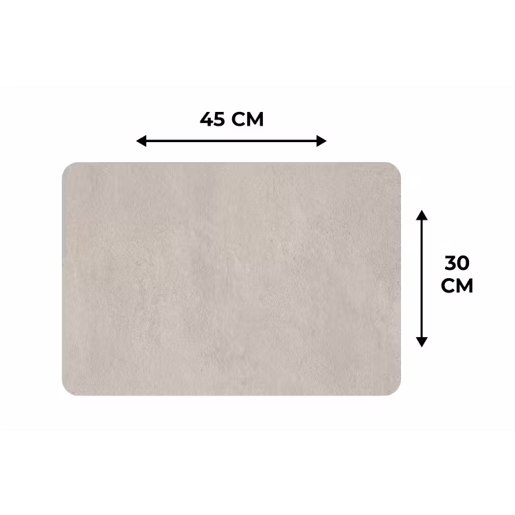 Textuur - Effen - Abstract - Beige Placemat vinyl groot -specs