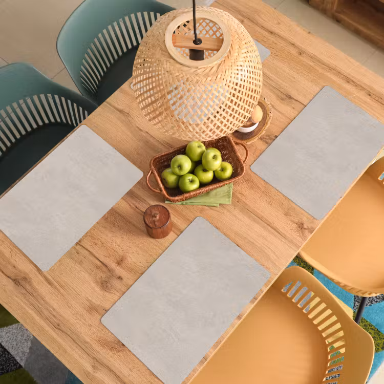 Textuur - Effen - Abstract - Beige Placemat vinyl groot -zzsfeer5_Kitchenyeah-website