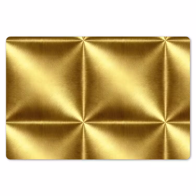 Textuur - Geborsteld Goud - Industrieel - Metallic Placemat vinyl groot 368 -zzsfeer1_Kitchenyeah-website