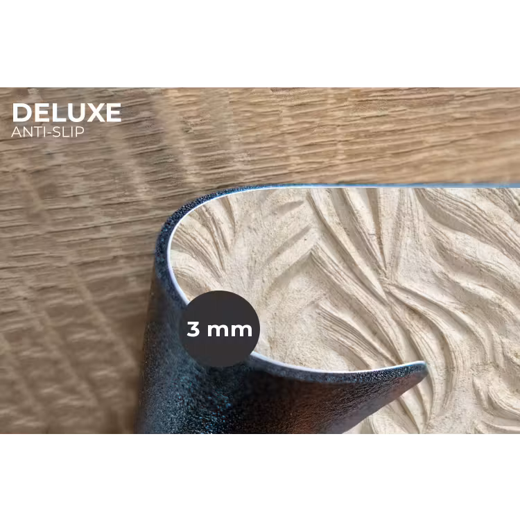 Textuur - Reliëf - Beige Placemat vinyl groot 368 -closeup