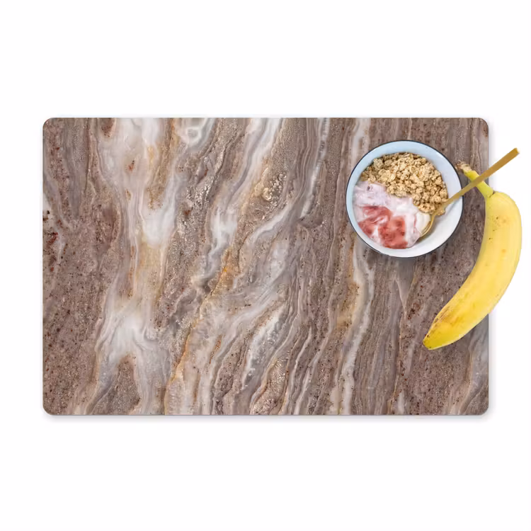Textuur - Steen - Abstract - Beige Placemat vinyl groot -zzzproduct_Kitchenyeah-website