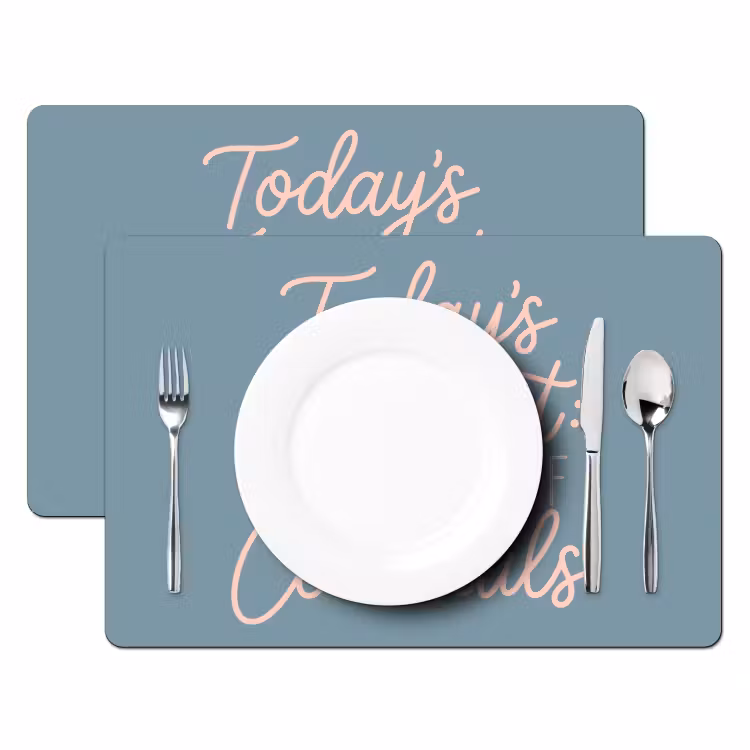 Today's Forecast - Cocktails - Blauw Placemat vinyl groot -zzsfeer2_Kitchenyeah-website