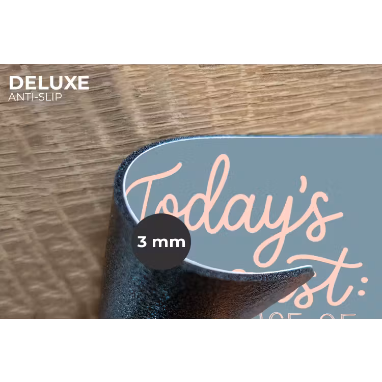 Today's Forecast - Cocktails - Blauw Placemat vinyl groot -closeup