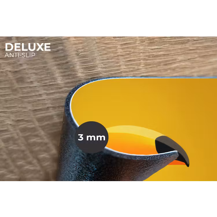 Toekan - Minimalistisch - Snavel - Oranje Placemat vinyl groot -closeup
